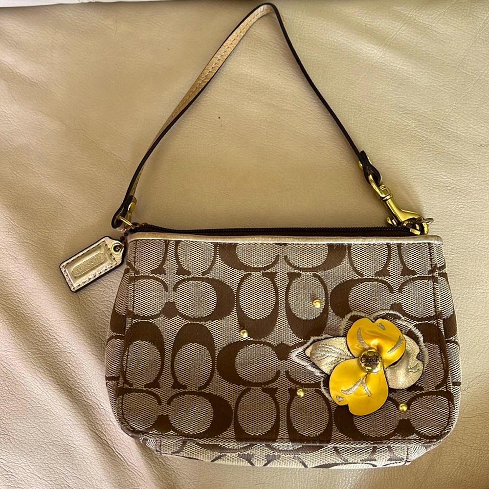 Vintage Coach Wristlet Purse